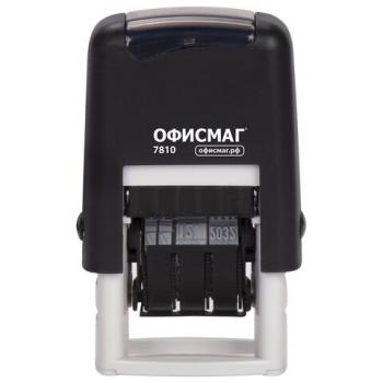 Датер-мини ОФИСМАГ, месяц цифрами, оттиск 22х4 мм, "Printer 7810 BANK", 271926 - Премиум Сервис