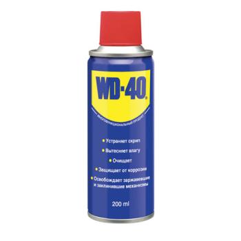 Средство WD-40 универсальное, 200 мл, для тысячи применений в офисе, быту, производстве, WD0001 - Премиум Сервис