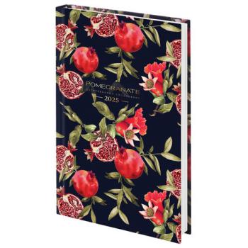 Ежедневник датированный 2025 145х215мм, А5, STAFF, ламинир обложка, Гранаты, 116035 - Премиум Сервис