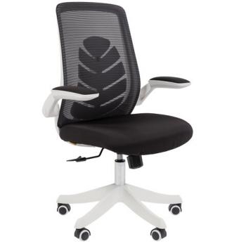 Кресло Chairman CH 565, откидные подлокотники, синхромеханизм, пластик белый, сетка/т, 7146048 - Премиум Сервис