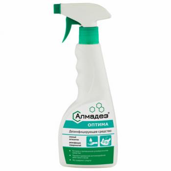 Антисептик для рук/поверхностей (б/спирт) 500мл АЛМАДЕЗ-ОПТИМА, дезинфиц, жид-ть, распыл-ль ш/к01928, АО-543 - Премиум Сервис
