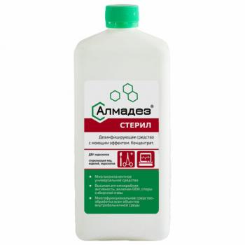 Средство дезинфицирующее для стерилизации и ДВУ 1л АЛМАДЕЗ-СТЕРИЛ, концентрат, ш/к 52870, АС-01 - Премиум Сервис