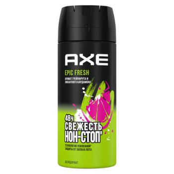 Дезодорант аэрозольный 150мл AXE "Epic fresh", усиленная защита, ш/к 94127 - Премиум Сервис