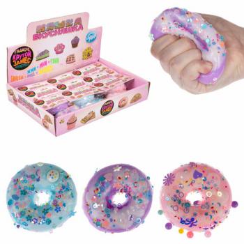 Игрушка - антистресс "Крутой замес НЯШКА - ВКУСНЯШКА ПОНЧИК С ПОСЫПКОЙ", 8,5*7,5см, 1, Т25363 - Премиум Сервис