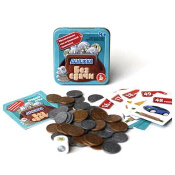 Игра настольная "Денежка. Без сдачи", жестяная коробочка, 10 КОР, 03565 - Премиум Сервис