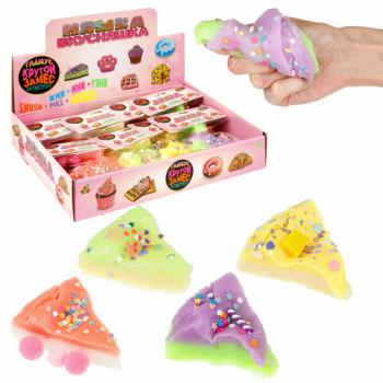 Игрушка - антистресс"Крутой замес НЯШКА - ВКУСНЯШКА ЧИЗКЕЙК С ПОСЫПКОЙ", 8*6,9см, 1TO, Т25361 - Премиум Сервис