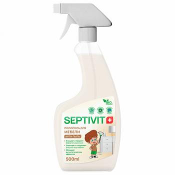 Полироль для мебели 500мл SEPTIVIT, биоразлагаемый, триггер, ш/к 15216 - Премиум Сервис