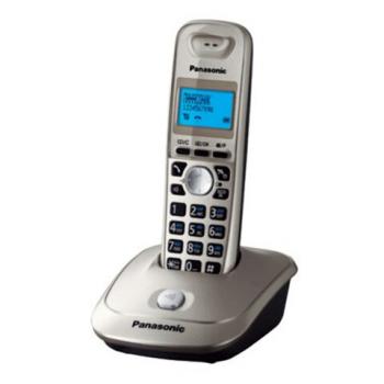 Радиотелефон PANASONIC KX-TG2511RUN, память 50 номеров, АОН, повтор, спикерфон, полифония, радиус 10-100 м, цвет платиновый - Премиум Сервис