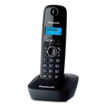 Радиотелефон PANASONIC KX-TG1611RUH, память 50 номеров, АОН, повтор, часы/будильник, серый - Премиум Сервис