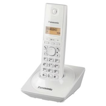 Радиотелефон PANASONIC KX-TG1711RUW, память на 50 номеров, АОН, повтор, часы /будильник (радиус 10-100 м), цвет белый - Премиум Сервис