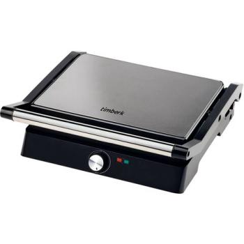 Электрогриль TIMBERK T-EG350M01, 2200Вт, фиксированные панели, регулировка температур - Премиум Сервис