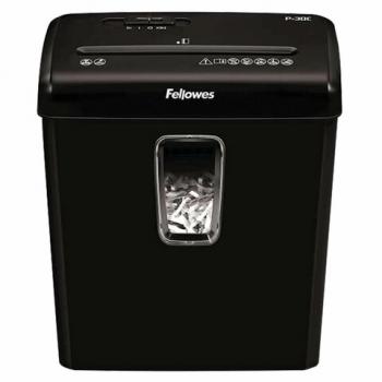 Уничтожитель (шредер) FELLOWES POWERSHRED P-30C, 4 уровень секретности, фрагменты 4х34 мм, 6 л., 15 л, FS-60081 - Премиум Сервис