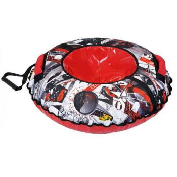 Тюбинг-ватрушка, 85 см, с принтом, "Экстрим", верх оксфорд, Nk, ТБ2К-85/Э2 - Премиум Сервис