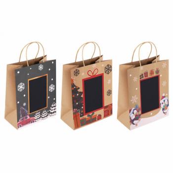 Пакет подарочный НАБОР 6 штук, 21x14x26 см, скретч-слой + стилус, "NY Kraft", ЗОЛОТАЯ СКАЗКА, 591967 - Премиум Сервис