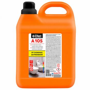 Средство для удаления сложных загрязнений, известкового налета и ржавчины 5л EFFECT "Alfa 105",13296, 25994 - Премиум Сервис