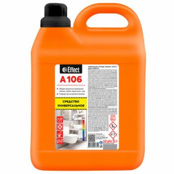 Чистящее средство универсальное для твердых поверхностей щелочное 5л EFFECT "Alfa 106", ш/к 13319, 26008 - Премиум Сервис