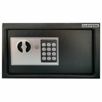 Сейф мебельный DASWERK SC-250EL (в250*ш350*г250мм), электронный замок, графит, 291343 - Премиум Сервис