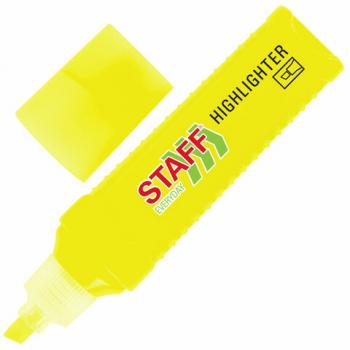 Текстовыделитель STAFF "EVERYDAY HL-707", ЖЕЛТЫЙ, линия 1-5 мм, скошенный наконечник, 152542 - Премиум Сервис