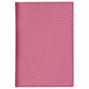 Обложка для паспорта натуральная кожа флоттер, кожаный уголок, пудрово-розовая, BRAUBERG, 238861 - Премиум Сервис