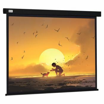 Экран Cactus Wallscreen CS-PSW-150X150-BK, 150x150 см, 1:1, настенно-потолочный, черный, PSW-150x150-BK - Премиум Сервис