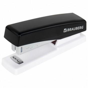 Степлер №24/6, 26/6 BRAUBERG "STYLE", до 25 листов, черный, 272747 - Премиум Сервис