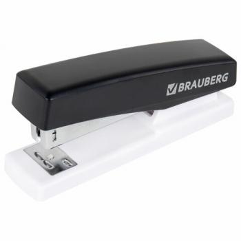 Степлер №24/6, 26/6 BRAUBERG "STYLE MAX", до 30 листов, черный, 272749 - Премиум Сервис