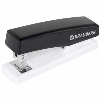 Степлер №24/6, 26/6 BRAUBERG "STYLE MAX", до 30 листов, черный, 272749 - Премиум Сервис