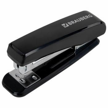 Степлер №24/6, 26/6 BRAUBERG "Standard", до 30 листов, черный, 272755 - Премиум Сервис