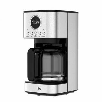 Кофеварка капельная BQ (БИ-КЬЮ) CM1007, 900 Вт, объем 1,5 л, поддержание температуры, серебристая, 86198274 - Премиум Сервис