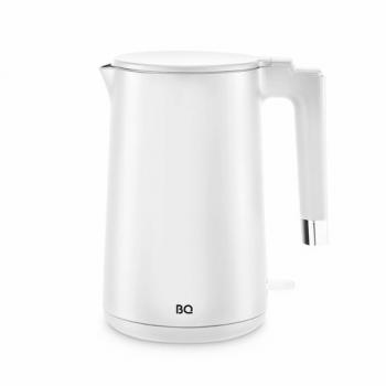Чайник электрический с двойными стенками BQ (БИ-КЬЮ) KT1720P, 1,5 л, 2200 Вт, белый, 86198280 - Премиум Сервис