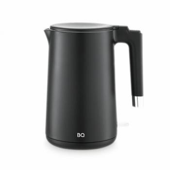 Чайник электрический с двойными стенками BQ (БИ-КЬЮ) KT1720P, 1,5 л, 2200 Вт, черный, 86198281 - Премиум Сервис