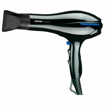 Фен CENTEK CT-2227 Professional, 2200 Вт, 2 скорости, 3 температурных режима, черный - Премиум Сервис