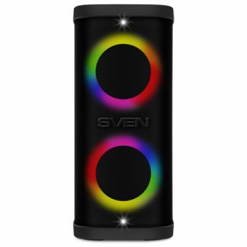 Колонка портативная SVEN PS-950, 160 Вт, TWS, Bluetooth, FM, USB, microSD, LED-дисплей, черная, SV-022396 - Премиум Сервис
