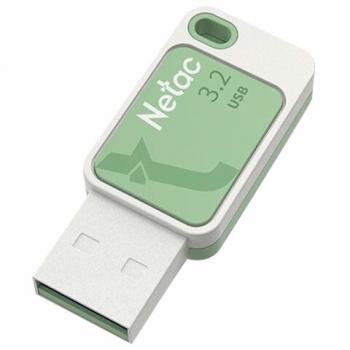 Флеш-диск 128 GB NETAC UA31, USB 3.2, зеленый, NT03UA31N-128G-32GN - Премиум Сервис