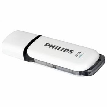 Флеш-диск 32 GB PHILIPS SNOW, разъем USB 3.0, черный, FM32FD75B/97 - Премиум Сервис