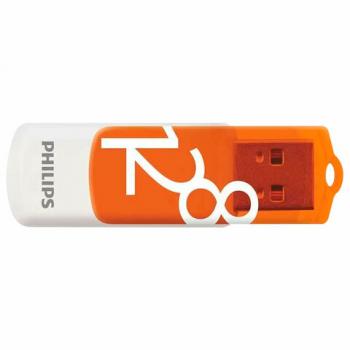 Флеш-диск 128 GB PHILIPS VIVID, разъем USB 2.0, желтый, FM12FD05B/97 - Премиум Сервис