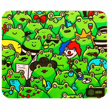Коврик для мыши CACTUS "Frogs", 300x250x3 мм, CS-MP-D09M - Премиум Сервис