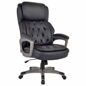 Кресло BRABIX PREMIUM "Regal EX-557", НАГРУЗКА до 150 кг, пружинный блок, экокожа, черный, 532945 - Премиум Сервис