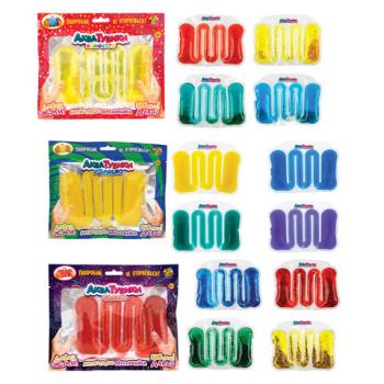 Антистресс-переливайка "АКВАТУБИКИ", АССОРТИ, 12 видов, 1TOY - Премиум Сервис