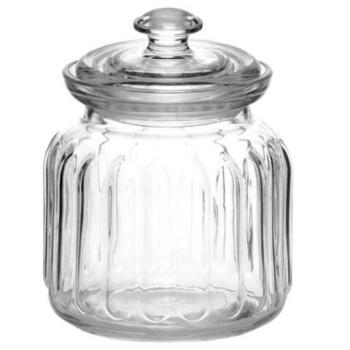 Банка для сыпучих продуктов, с крышкой, объем 900 мл, стекло, PASABAHCE "ВИВА", 96374СЛ1 - Премиум Сервис