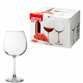 Бокал для вина на ножке, 780 мл, БОЛЬШОЙ РАЗМЕР, КОМПЛЕКТ 6 штук, стекло, PASABAHCE "ЭНОТЕКА", фирменная подарочная упаковка, 44248 - Премиум Сервис