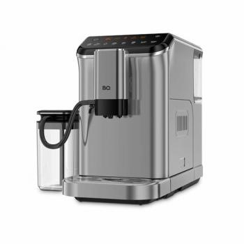 Кофемашина BQ (БИ-КЬЮ) CM6000, 1350Вт, объем 1,5 л, автокапучинатор, серебристая, 86199065 - Премиум Сервис