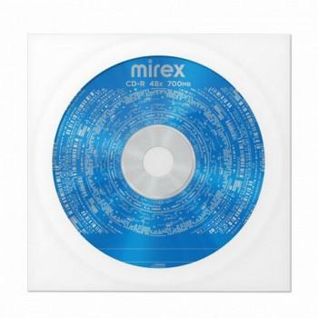 Диск CD-R MIREX, 700 Мб 48x бумажный конверт, 1 штука, UL120051A8C - Премиум Сервис