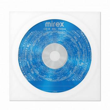 Диск CD-R MIREX, 700 Мб 48x бумажный конверт, 1 штука, UL120051A8C - Премиум Сервис