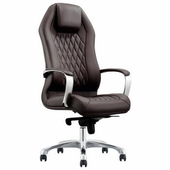 Кресло BRABIX PREMIUM Aurus EX-705, мультиблок, алюминий, экокожа, коричневое, 532929 - Премиум Сервис