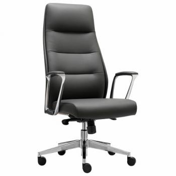 Кресло BRABIX PREMIUM Adept EX-752, синхромеханизм, алюминий, экокожа, черное, 532930 - Премиум Сервис