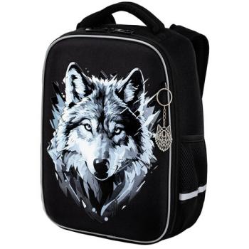 Ранец BRAUBERG LIGHT, 1 отделение, с брелком, Gray wolf, 36х26х13 см, 273111 - Премиум Сервис