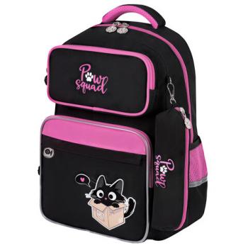 Рюкзак ЮНЛАНДИЯ COMPLETE с пеналом в комплекте, эрго-спинка, Box cat, 42х29х14 см, 273120 - Премиум Сервис