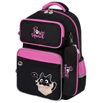 Рюкзак ЮНЛАНДИЯ COMPLETE с пеналом в комплекте, эрго-спинка, Box cat, 42х29х14 см, 273120 - Премиум Сервис