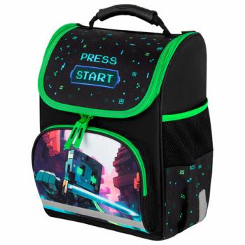 Ранец ПИФАГОР BASIC, 1 отделение, 3 кармана, эргономичная спинка, Sharp sword, 35х28х18 см, 273138 - Премиум Сервис